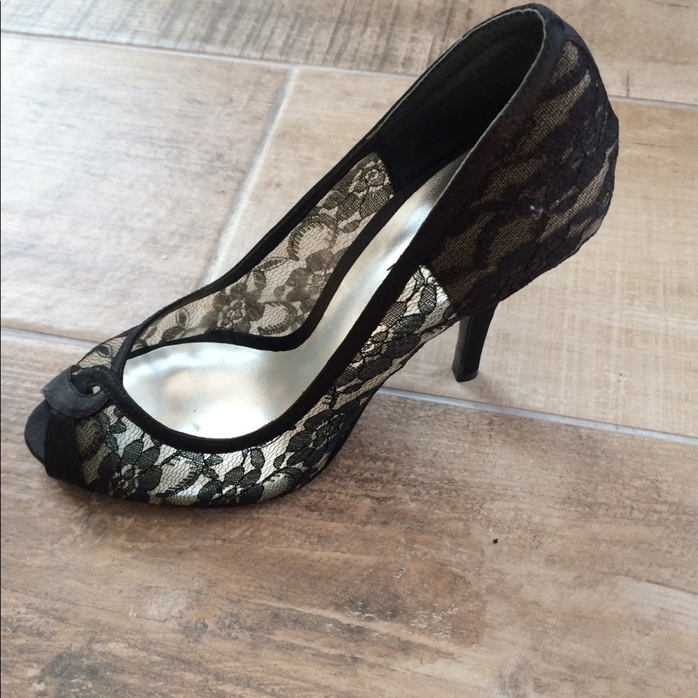 Alfani black heels